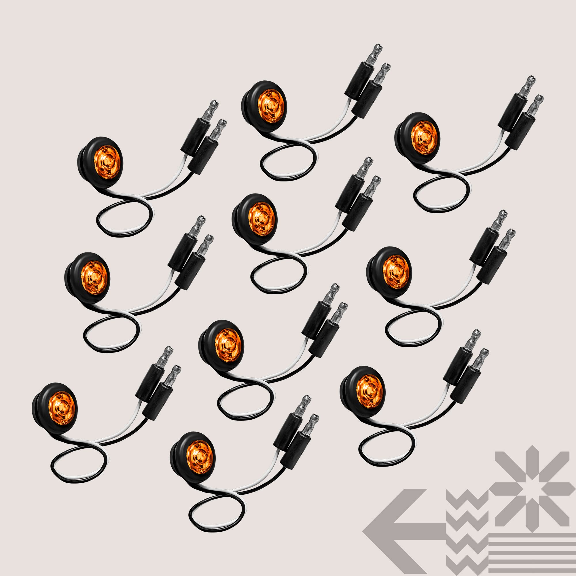 ONLINE LED STORE TRUE MODS illuminated on a truck at night improving roadside visibility