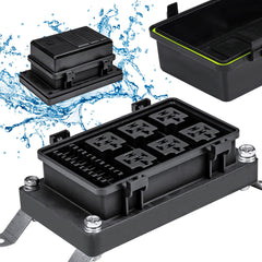 ONLINE LED STORE True MODS relay box front view showing compact organized layout