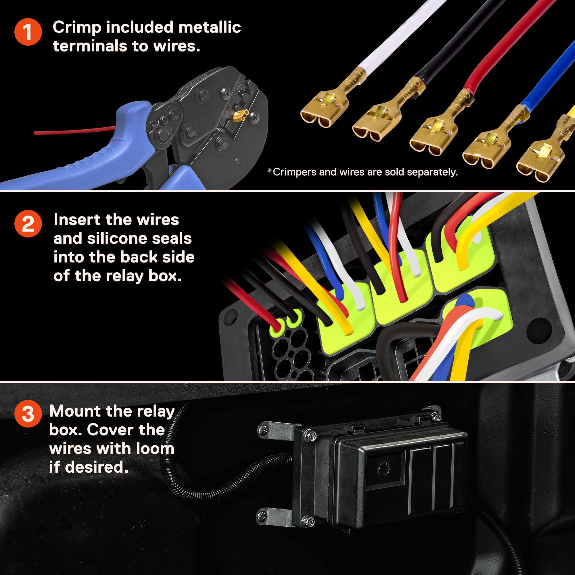 ONLINE LED STORE True MODS fuse holders detail illustrating easy fuse access and replacement