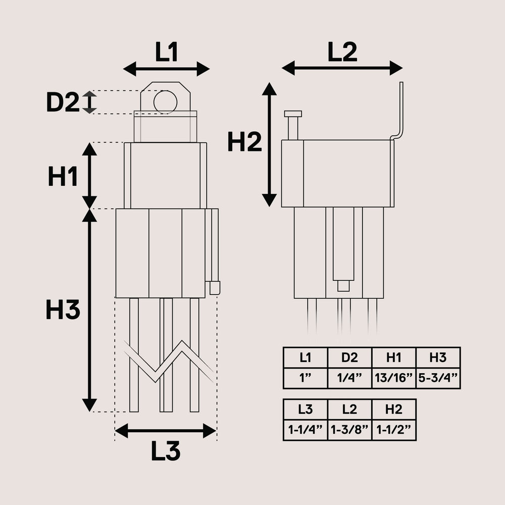 ONLINE LED STORE True MODS shown next to a hand for size and scale confirmation