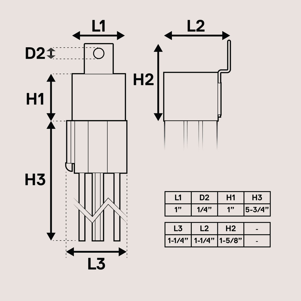ONLINE LED STORE harness beside ruler for scale, demonstrates compact, space-saving size