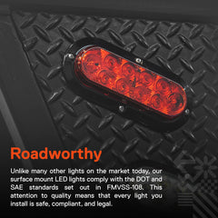 ONLINE LED STORE TRUE MODS side profile highlighting shallow surface-mount design benefit