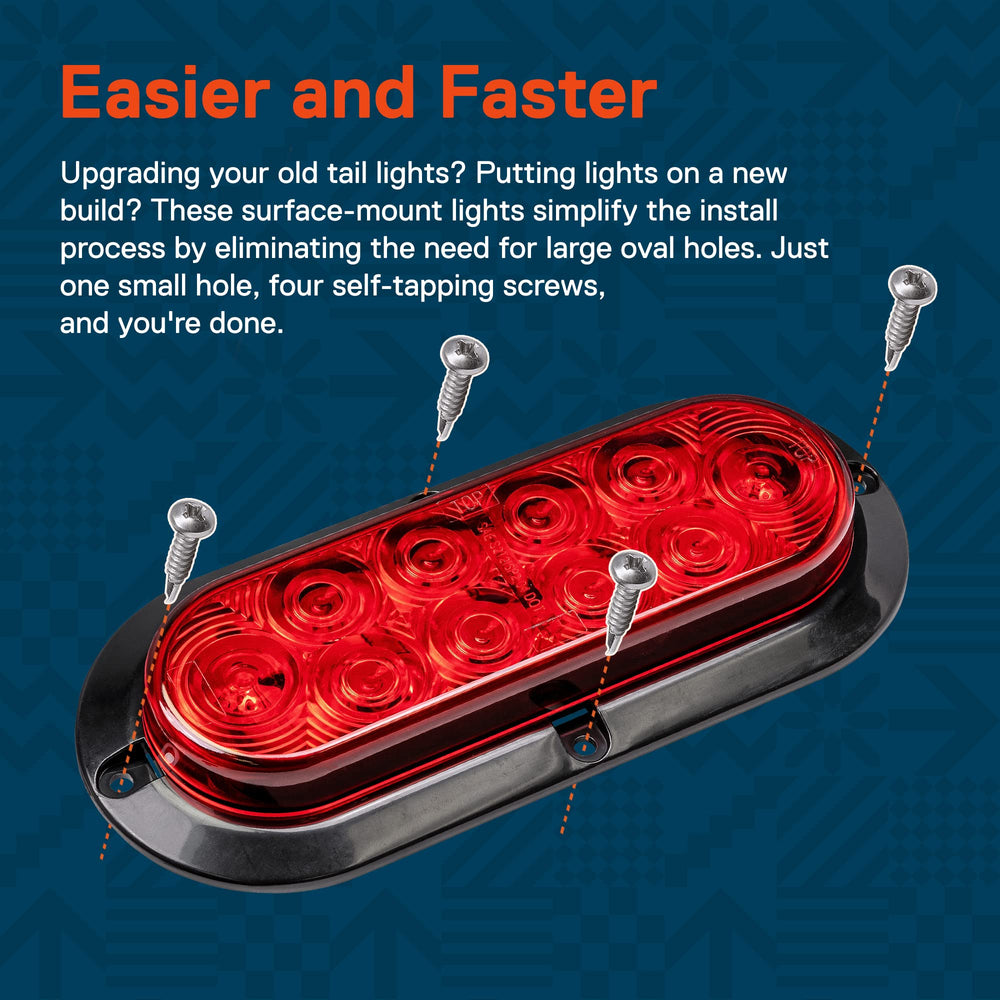 ONLINE LED STORE TRUE MODS rear wiring and seal showing secure, weatherproof connection
