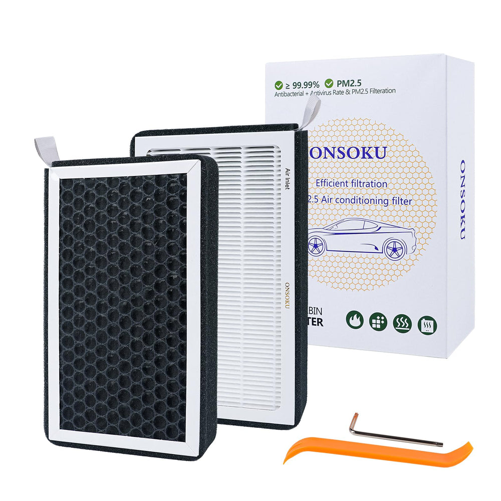 ONSOKU front packaging showing filter set and clear fit information for quick recognition