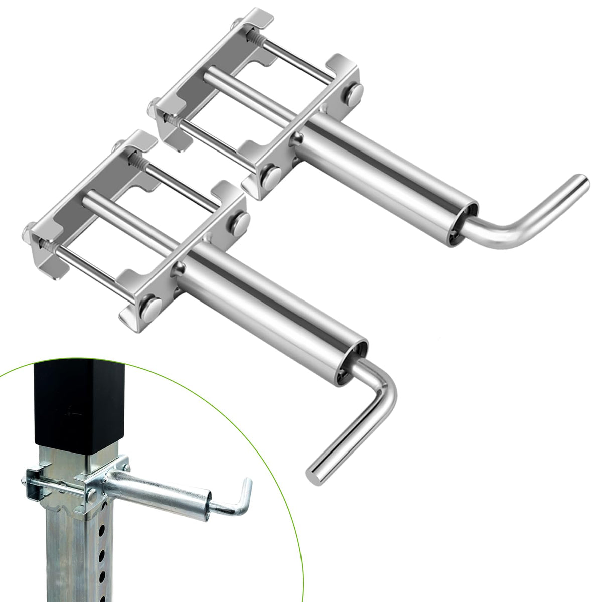 ONYUOKU front view of two 308287 quick release pull pins showing ready-to-install design and durability