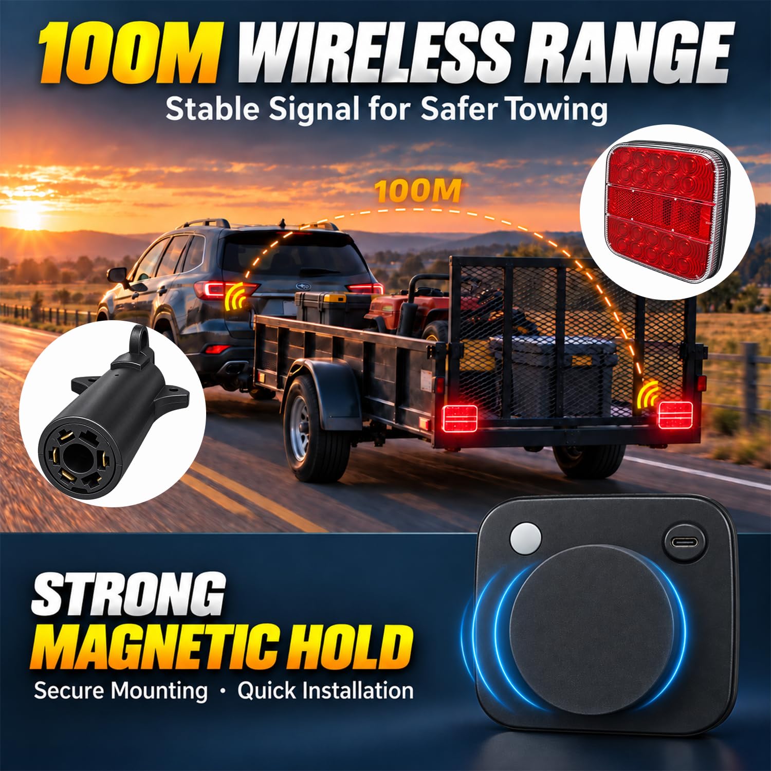 OOGKA LED lens detail highlighting bright signals and visibility