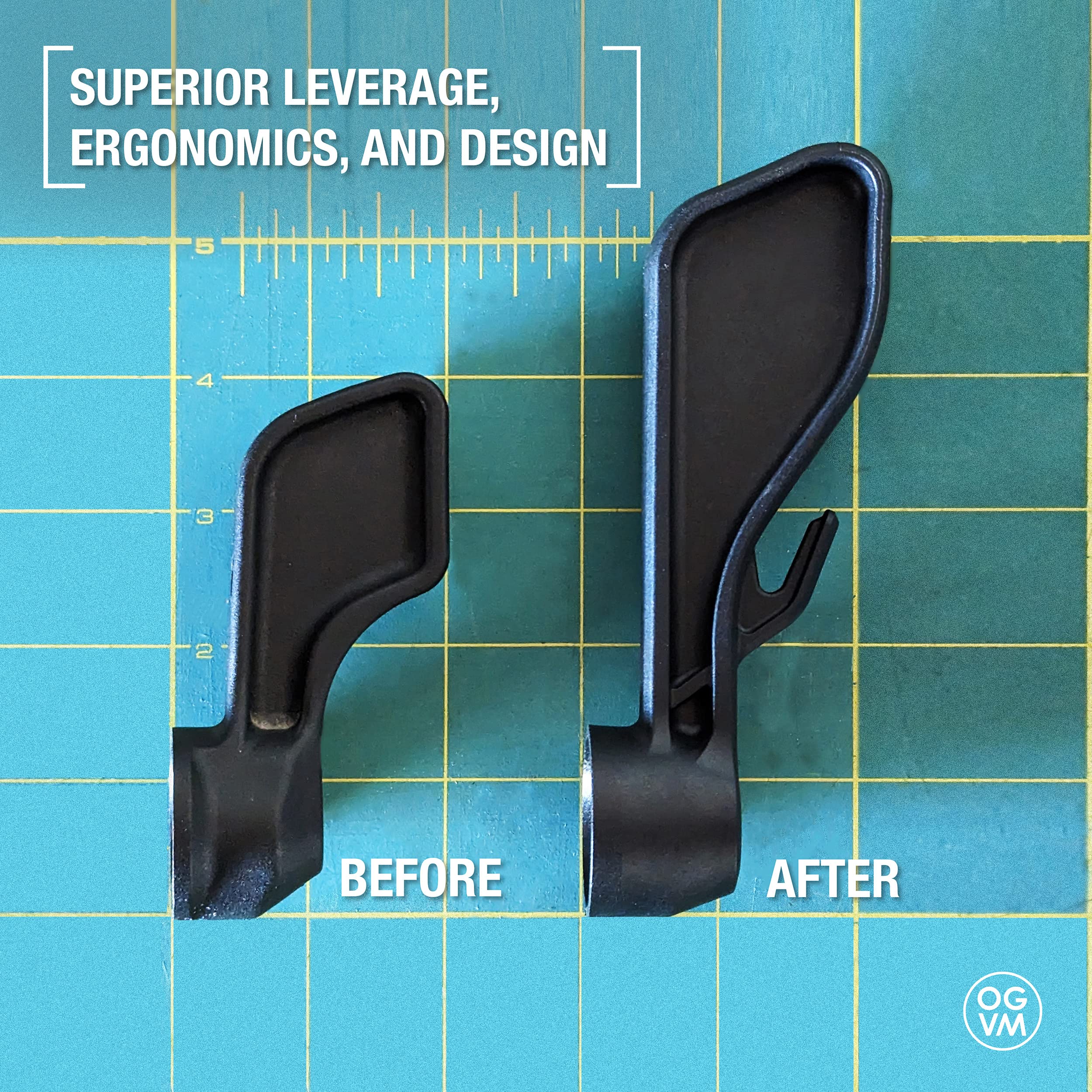 OpenGlass Promaster handle in van lifestyle setting showing practical everyday use