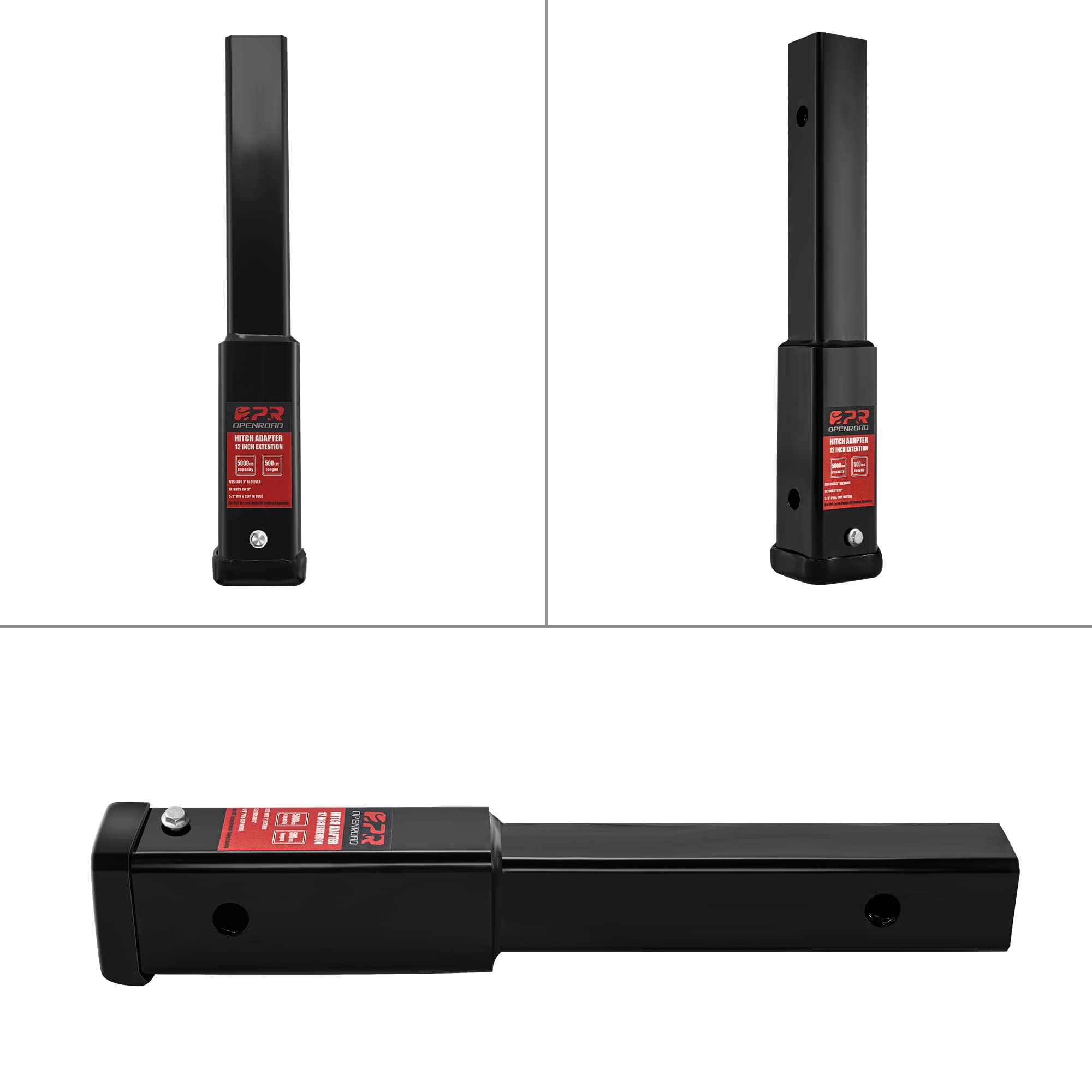 OPENROAD size comparison beside tape measure showing exact 12-inch extended reach