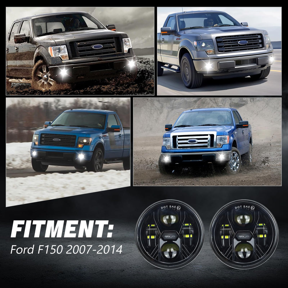 OPP ULITE installed on Ford F150 bumper, shows proper fit and cleaner look