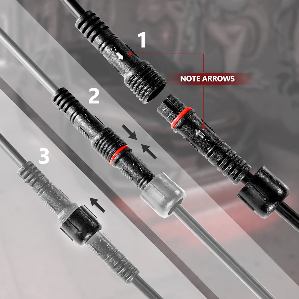 OPT7 Aura mounting brackets and tape demonstrating secure installation