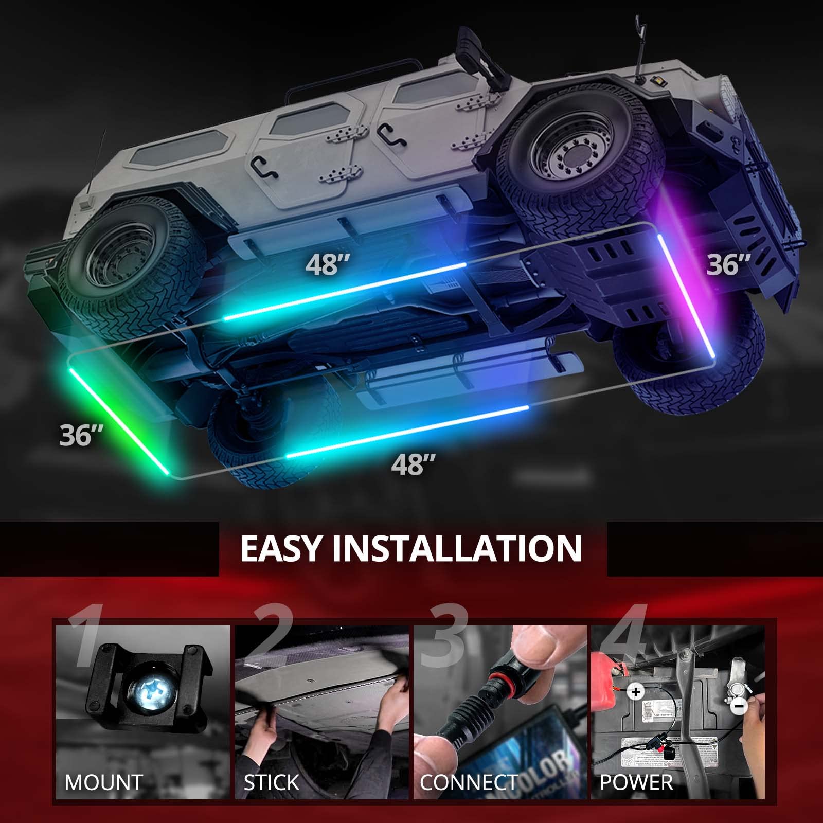 OPT7 Aura waterproof connector detail indicating durable weather protection
