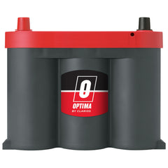 OPTIMA REDTOP 6V SAE terminals close-up for secure connection and reliable starts