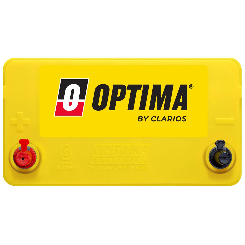 OPTIMA YELLOWTOP SpiralCell technology illustration demonstrating higher output benefit
