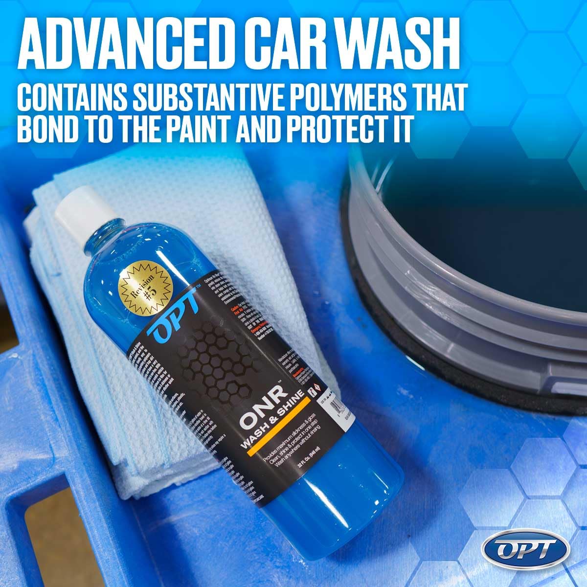 Optimum No Rinse used with microfiber towels on car paint demonstrating scratch-free cleaning