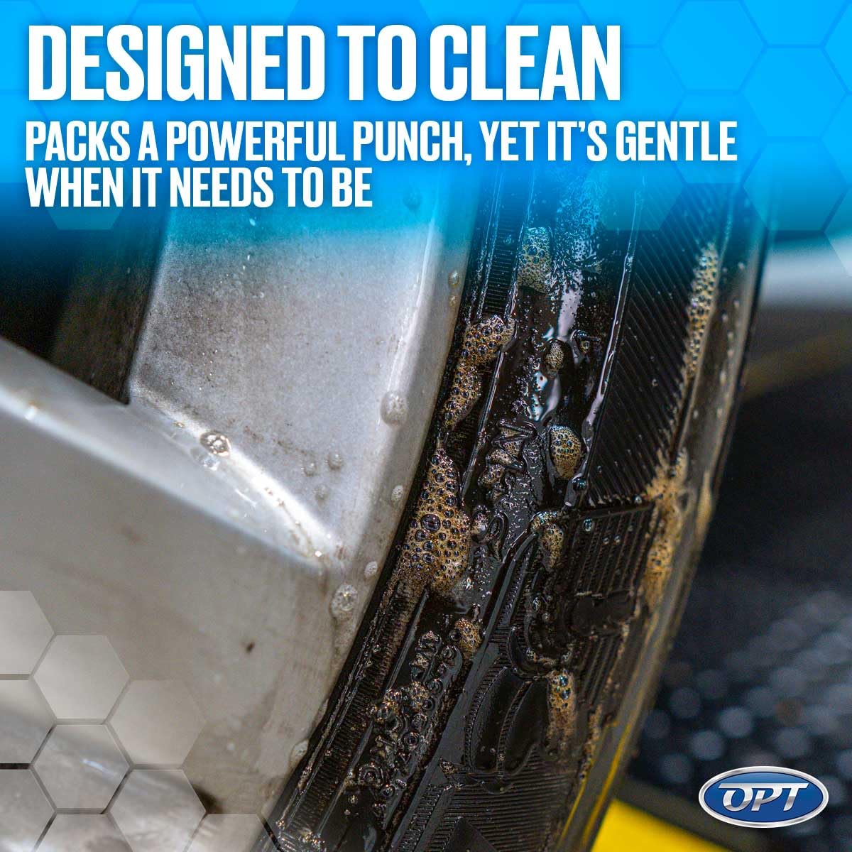 Using Optimum Power Clean on leather seat to lift spills and restore texture