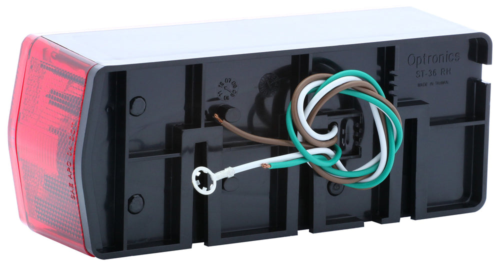 Optronics ST36RS mounting pattern showing 2-inch centers and steel hardware benefit