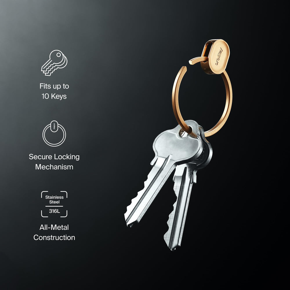orbitkey Ring V2 side profile highlighting slim design and pocket comfort