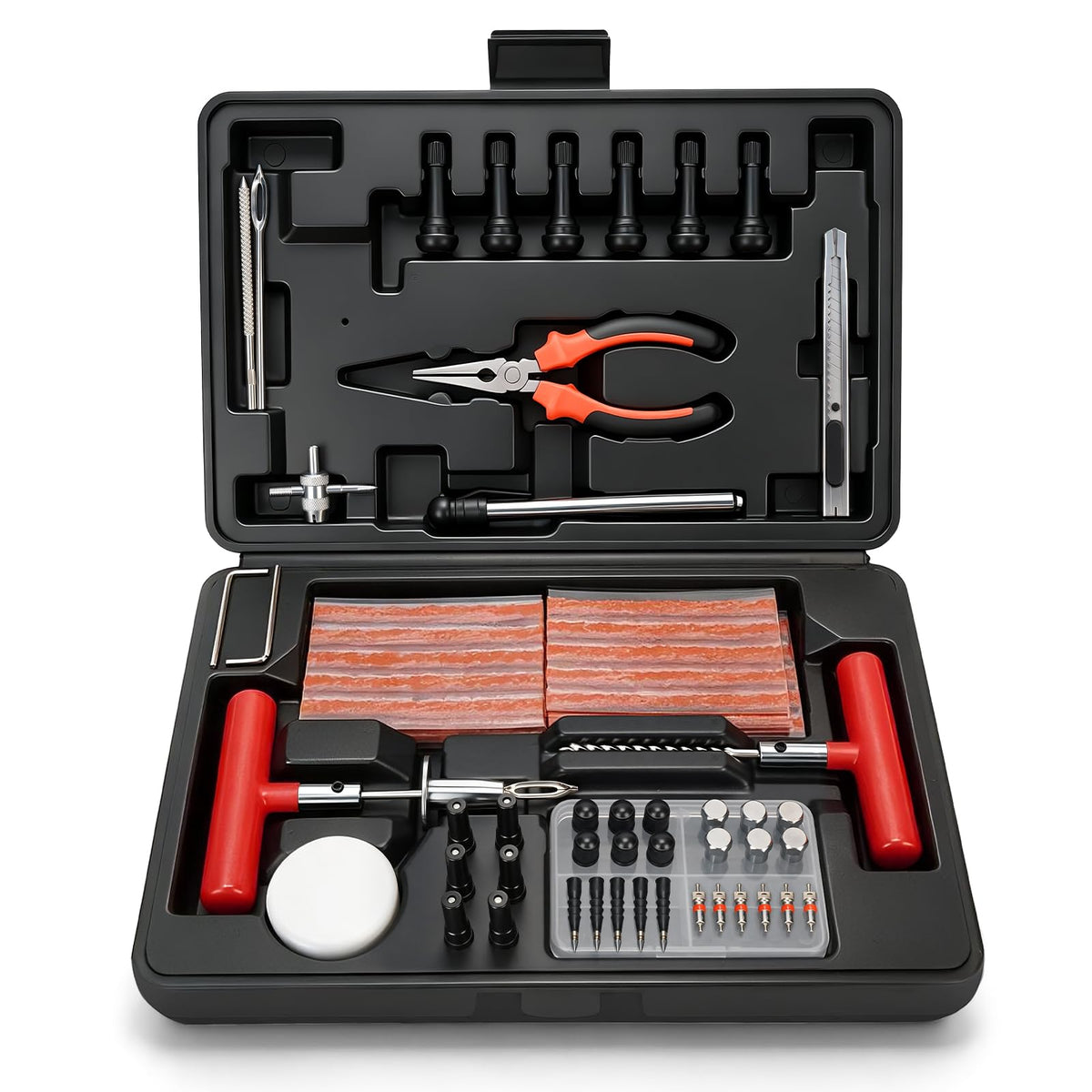 ORCISH front case open showing organized 98-piece kit and quick access benefit