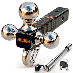ORCISH front view assembled showing tri-ball mount and tow hook benefit versatility