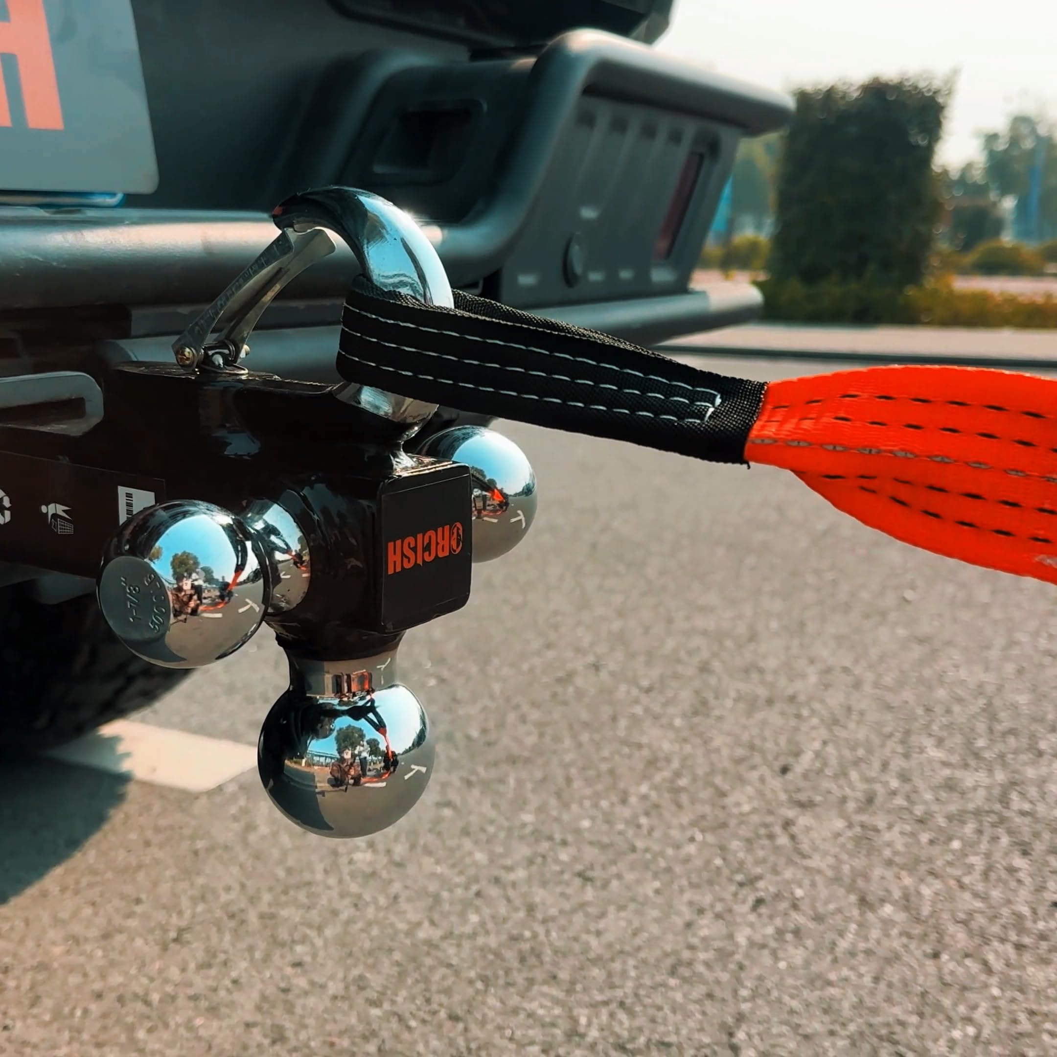 ORCISH in use with trailer connected demonstrating quick switch and reliable haul