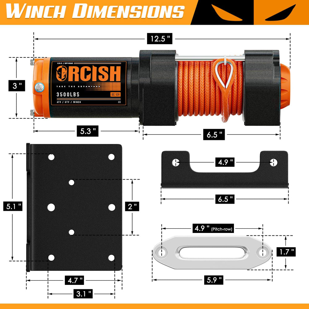 ORCISH motor and planetary gearbox side profile showing durable powertrain