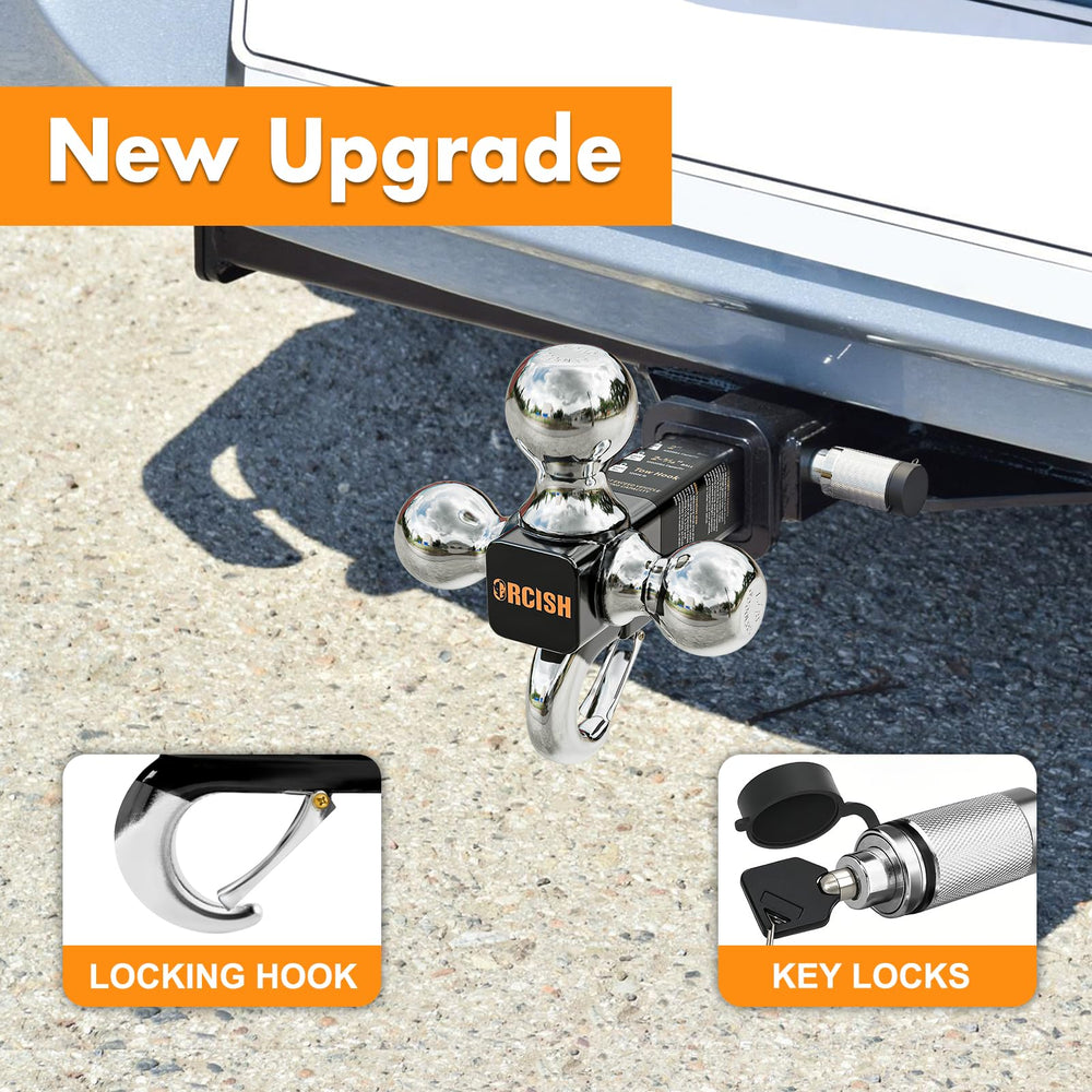 ORCISH tow hook detail highlighting 10,000 lb rating for heavy towing security