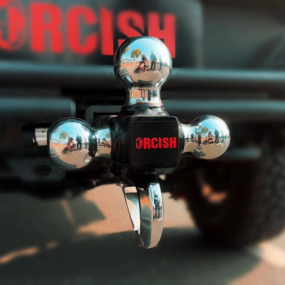 ORCISH weather-resistant finish close-up showing chrome plating and wear protection