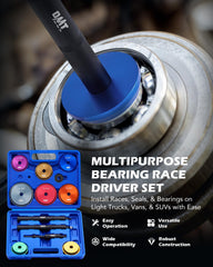 Orion Motor Tech adapter array displaying dual-sided sizes for broad vehicle fitment
