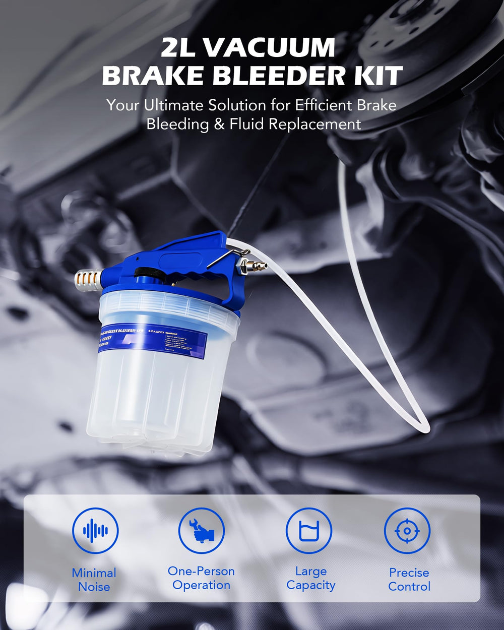 Orion Motor Tech adapter set close-up illustrates 19 fittings for universal vehicle fit