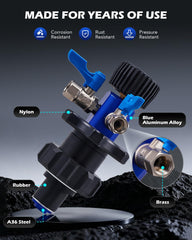 Orion Motor Tech adapters array displaying multiple sizes for wide radiator compatibility