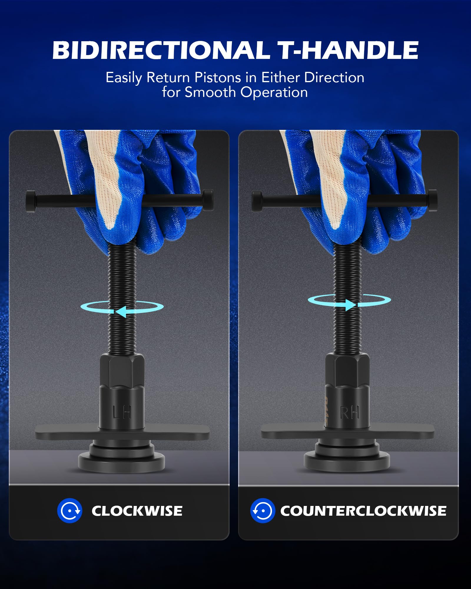 Orion Motor Tech brake hanger supporting caliper to protect brake lines during service