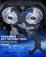 Orion Motor Tech camshaft locking tool close-up for secure cam hold benefit