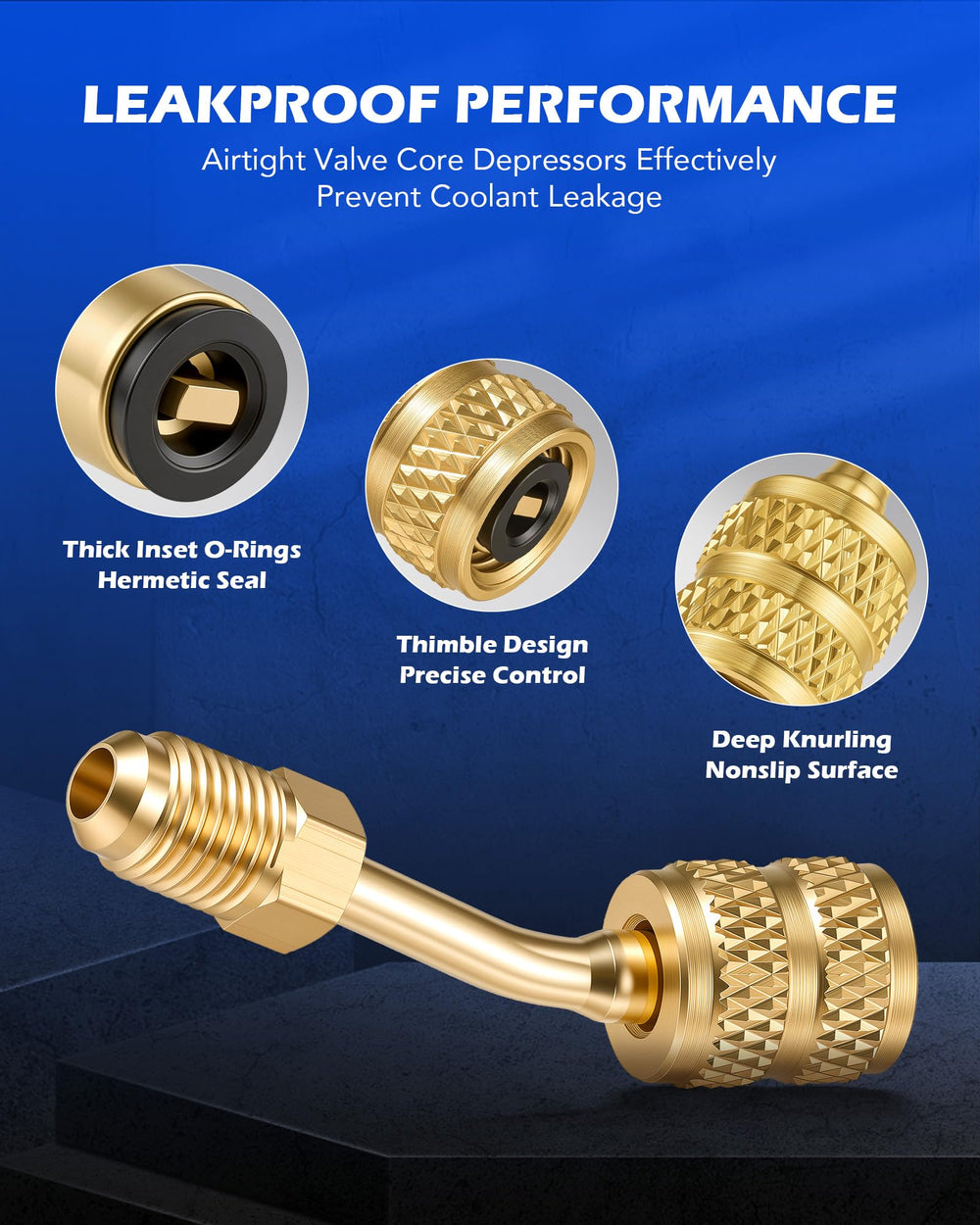 Orion Motor Tech self-sealing can tap being used during refrigerant charge
