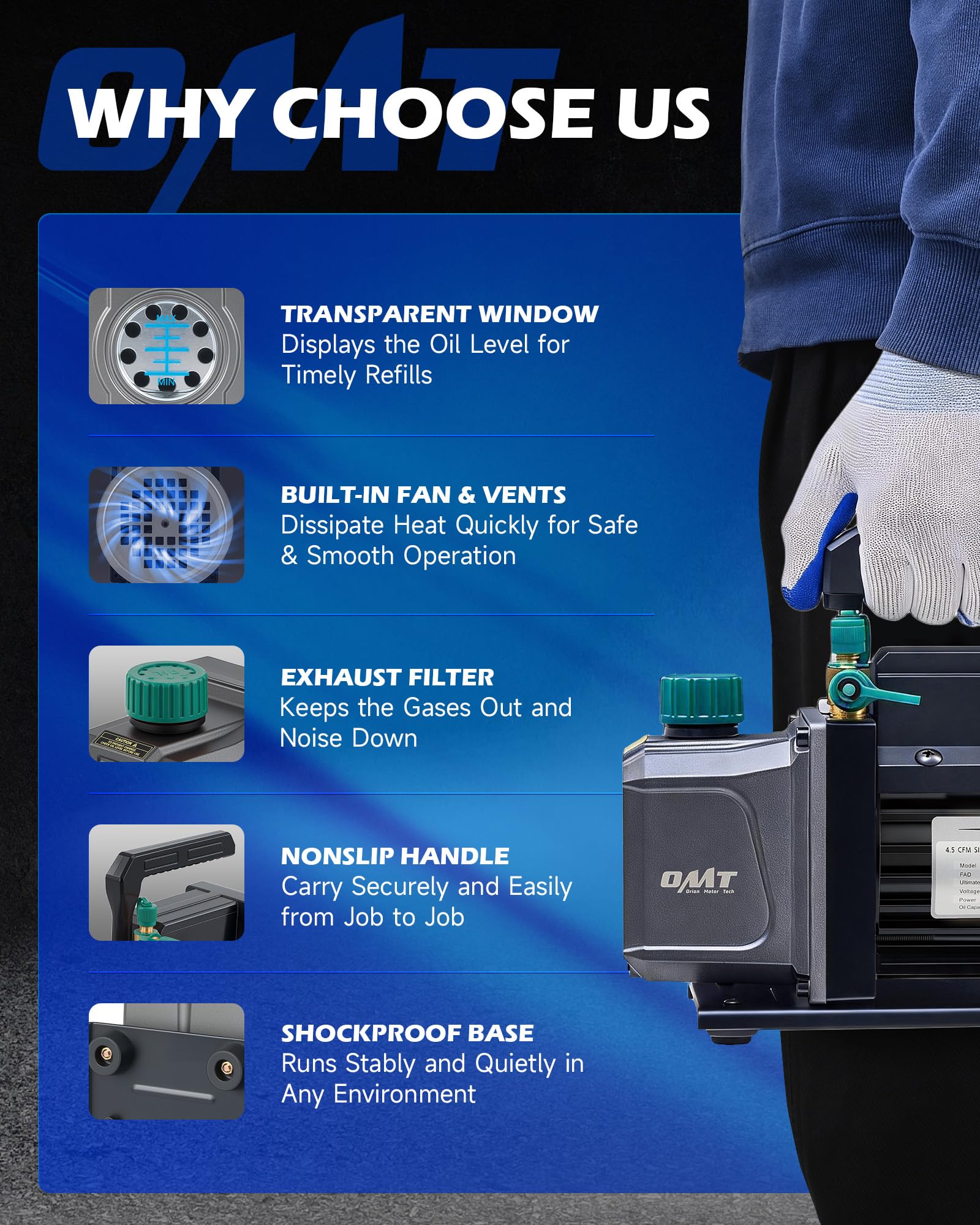 Orion Motor Tech carrying case open showing neat storage and transport benefit