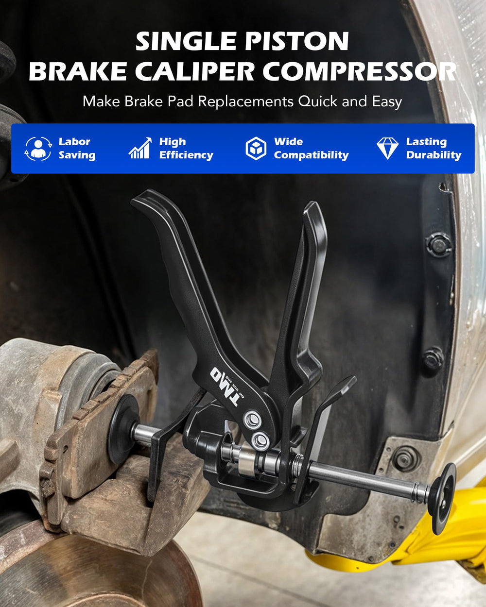Orion Motor Tech close-up of handle and trigger providing ergonomic control and less effort