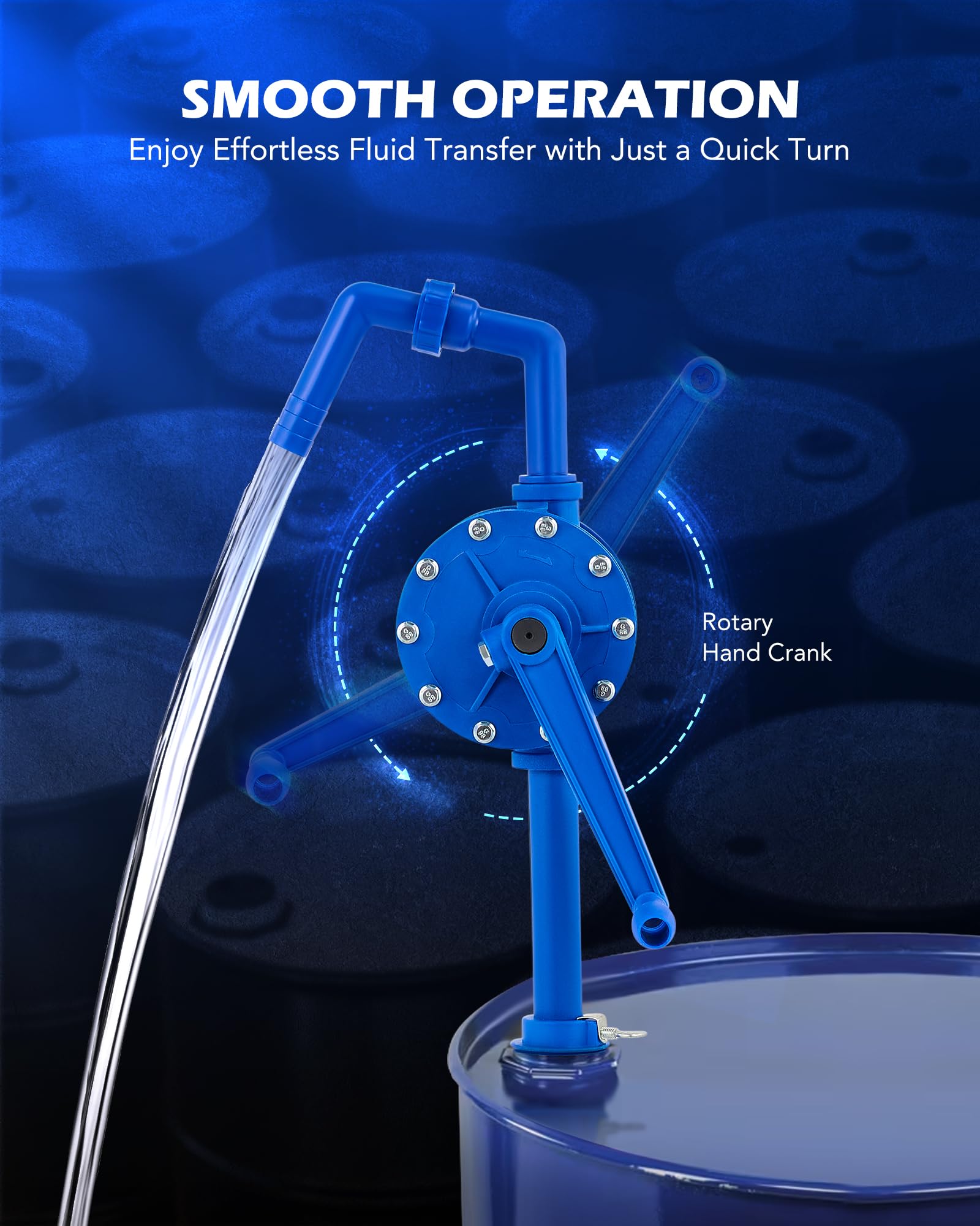Orion Motor Tech ergonomic crank handle close-up for comfortable pumping