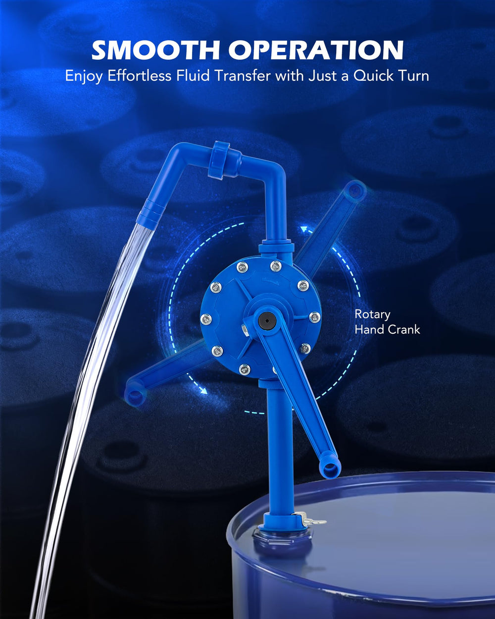 Orion Motor Tech ergonomic crank handle close-up for comfortable pumping