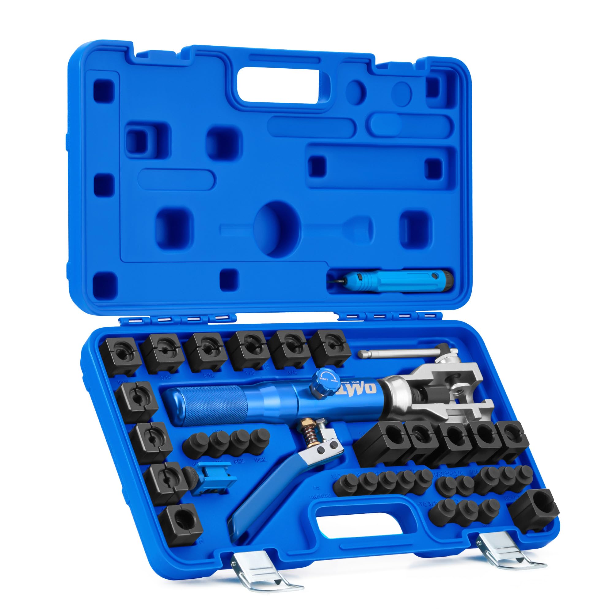 Orion Motor Tech kit case open showing organized tools and benefits of portability