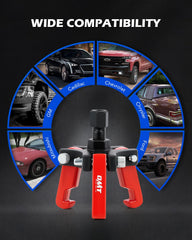 Orion Motor Tech forcing rods side-by-side showing multiple lengths for fitment