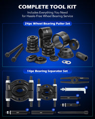 Orion Motor Tech forcing screw and yoke closeup demonstrating durable steel construction