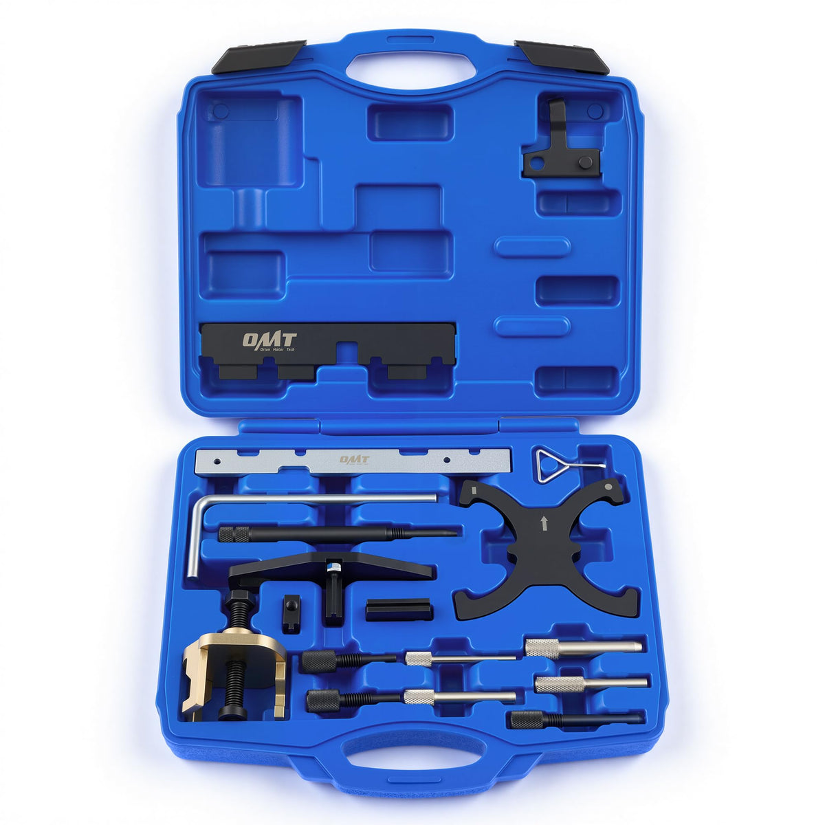 Orion Motor Tech front of case showing organized tool kit and portability benefit