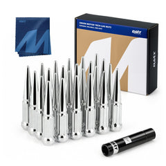 Orion Motor Tech front packaging showing full 24-piece lug nut kit and socket, rapid replacement