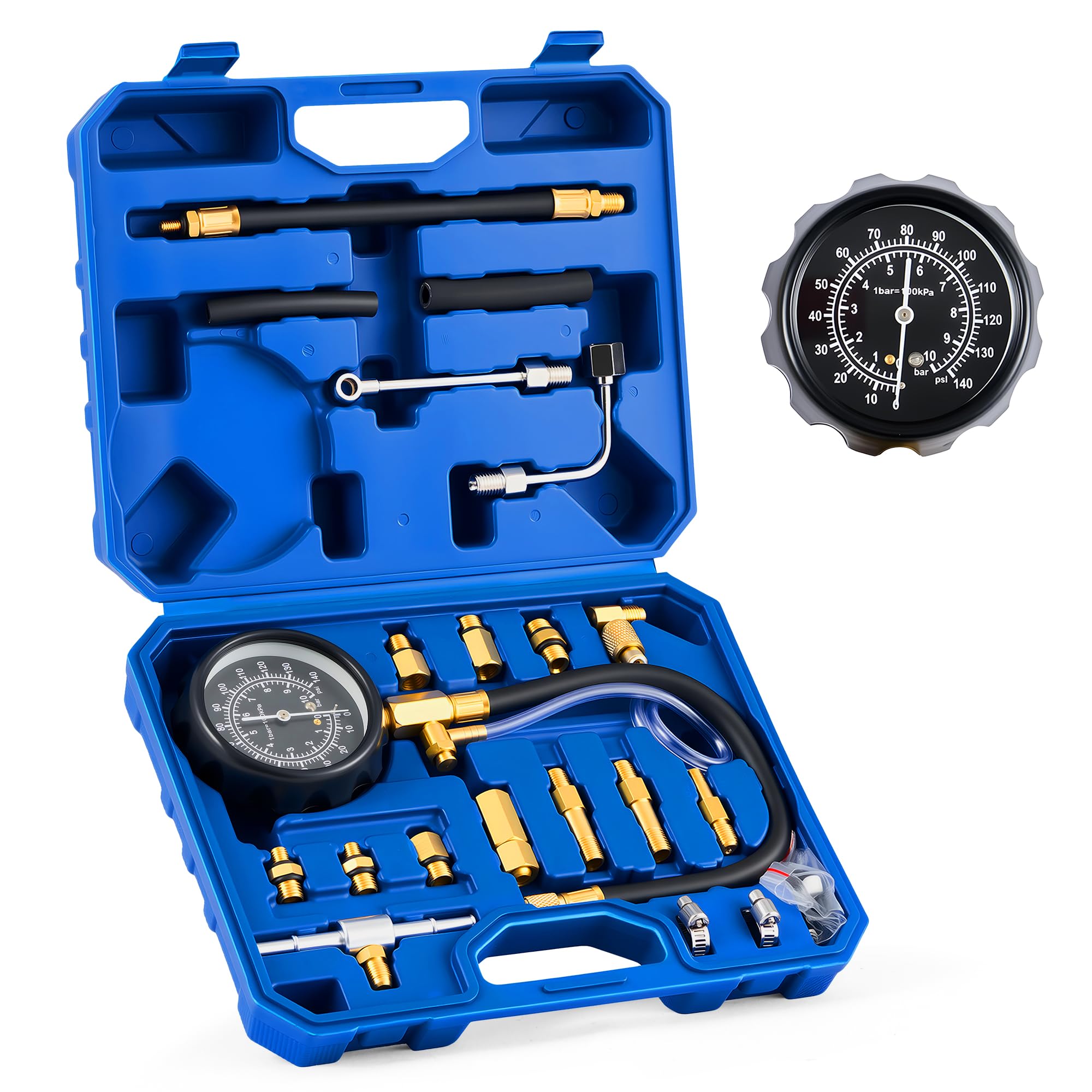 Orion Motor Tech front packaging showing kit components and gauge for reliable diagnostics