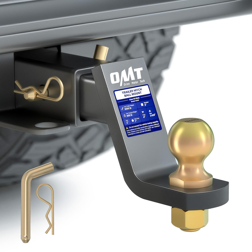 Orion Motor Tech front view ball mount showing ready-to-install design and fit