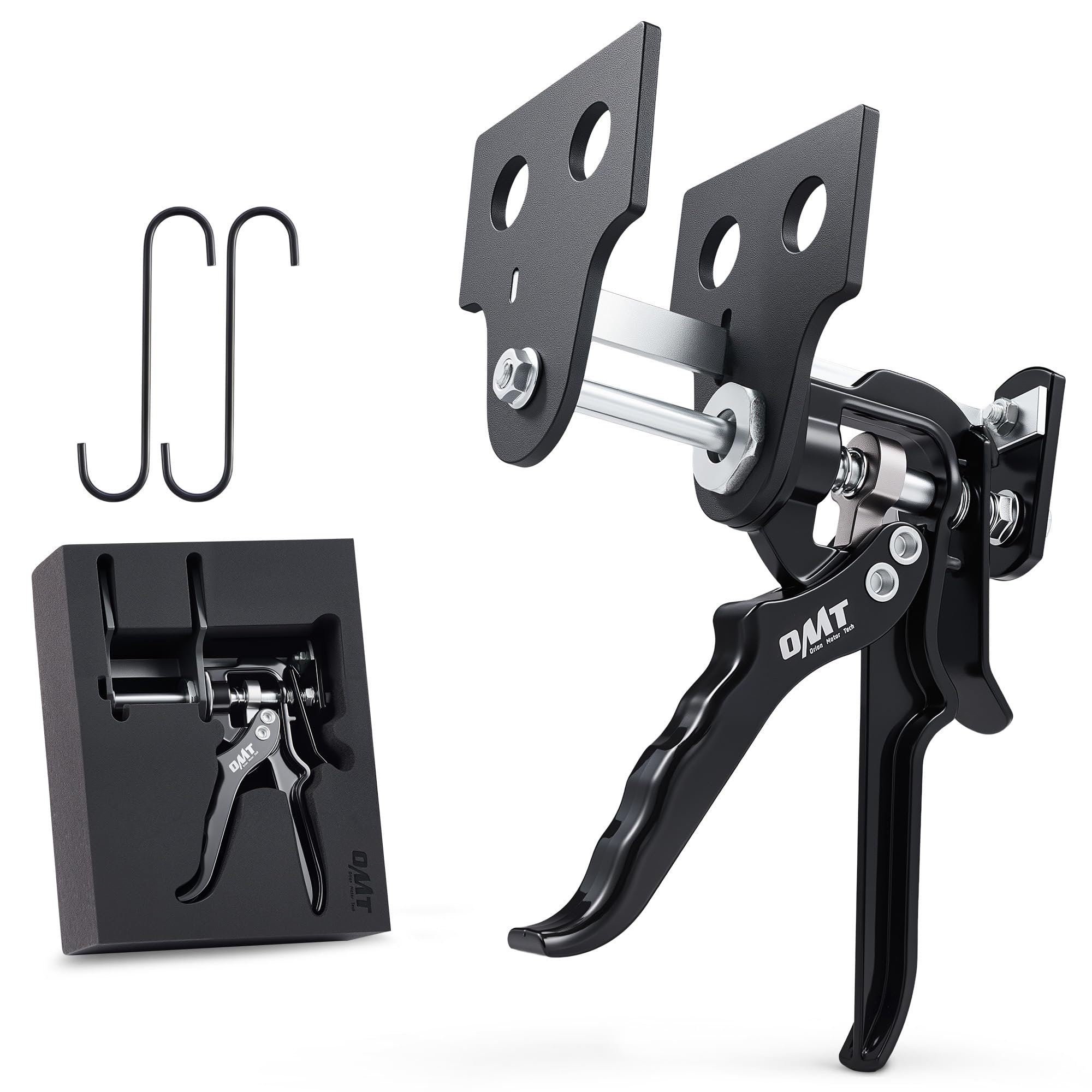 Orion Motor Tech front view of caliper press tool showing compact design and quick use
