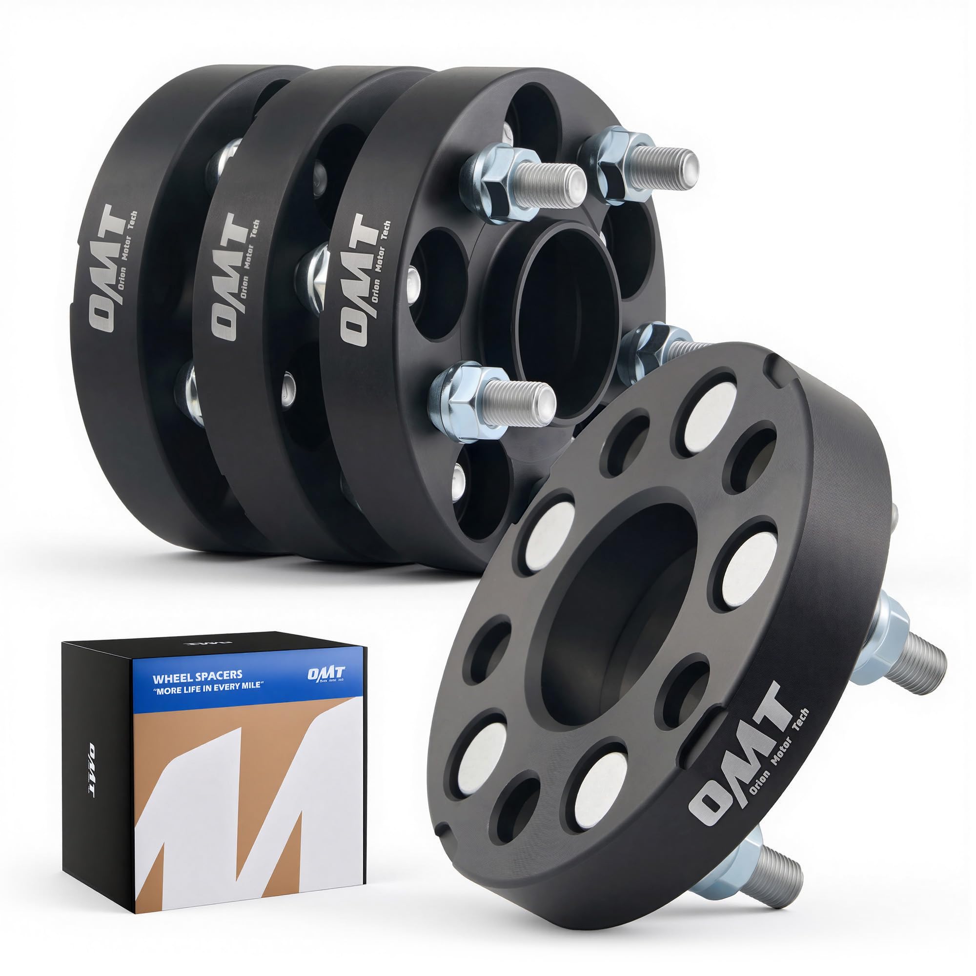 Orion Motor Tech front view of spacers showing precise machined face and safety
