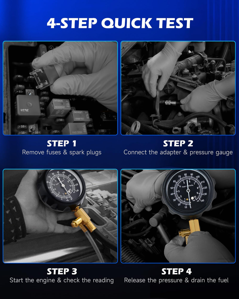 Orion Motor Tech hoses and adapters spread demonstrating wide vehicle compatibility benefit