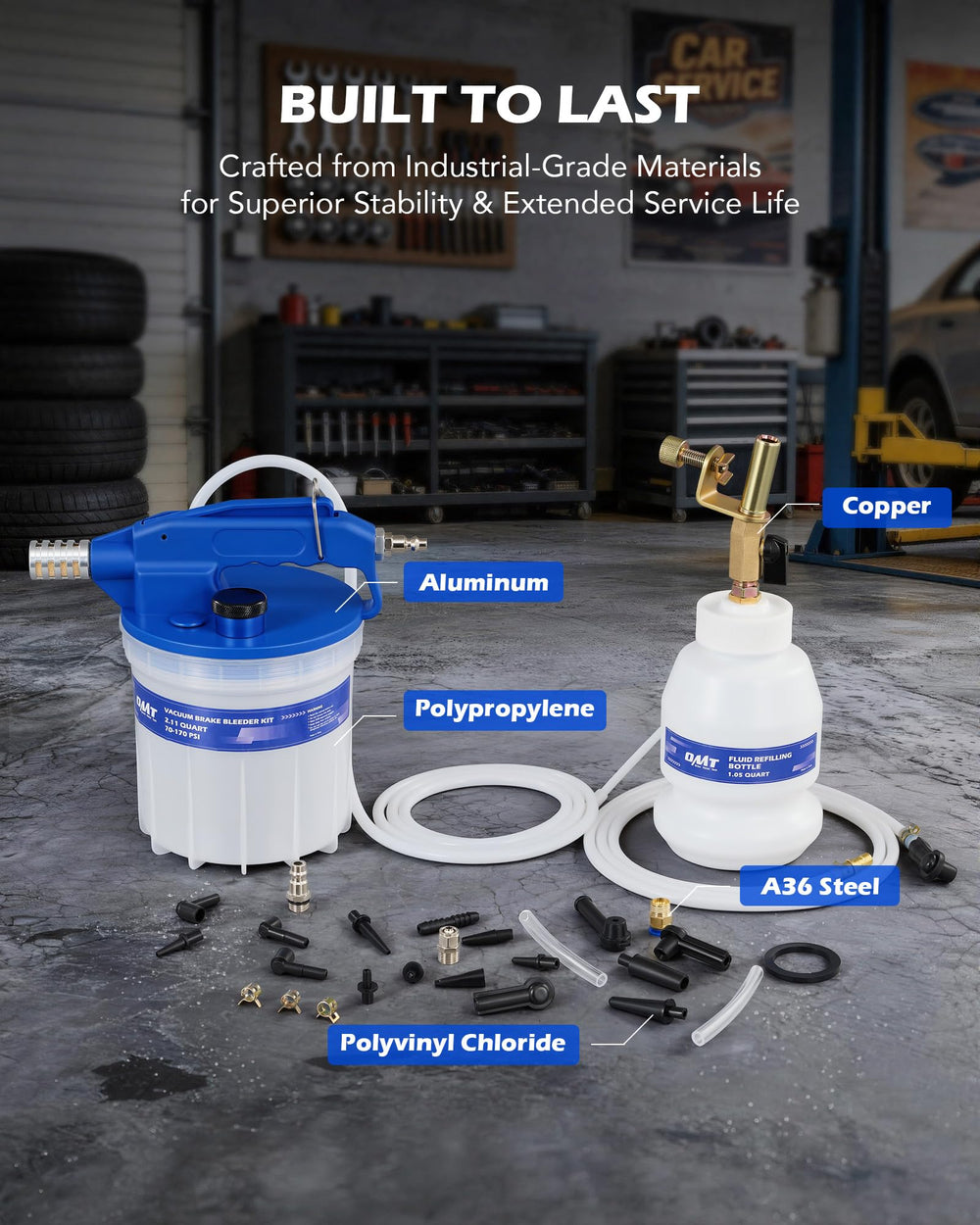 Orion Motor Tech kit layout and storage view showing organized components for quick access