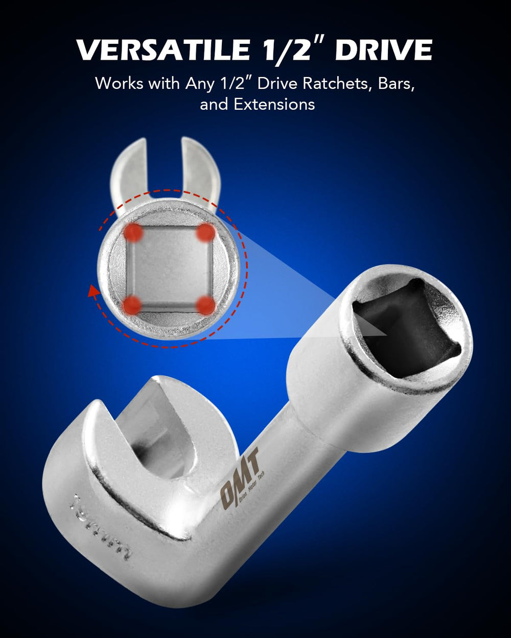 Orion Motor Tech galvanized finish on socket surface for corrosion protection