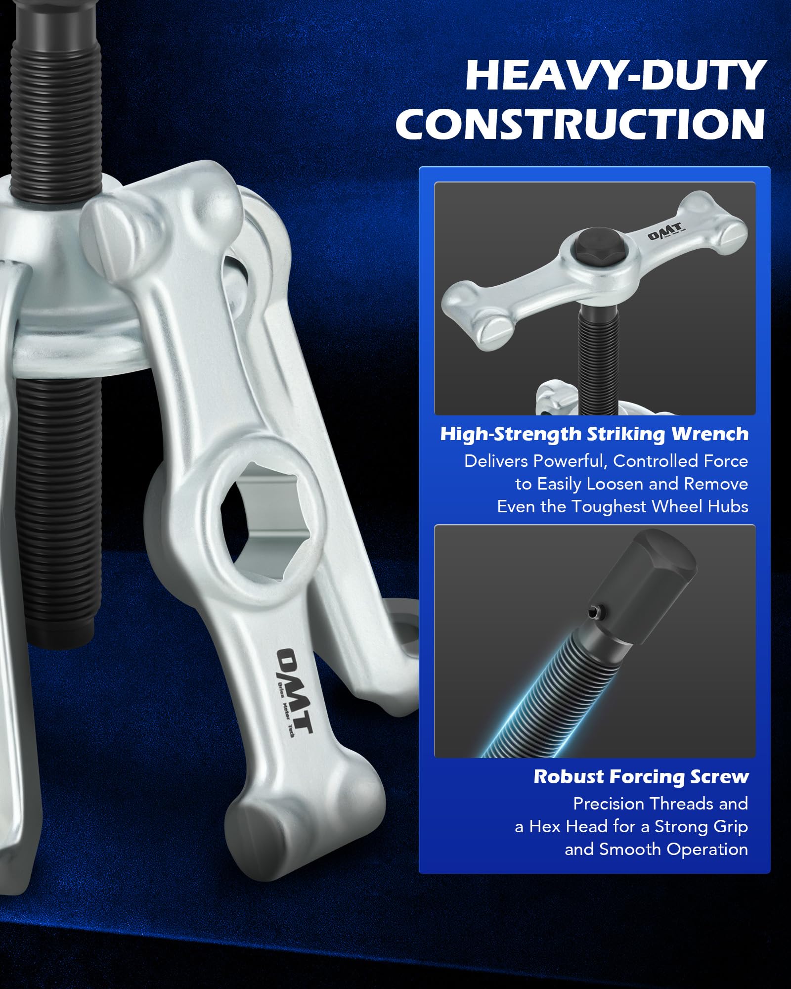 Orion Motor Tech molded case open for neat storage and easy transport benefit